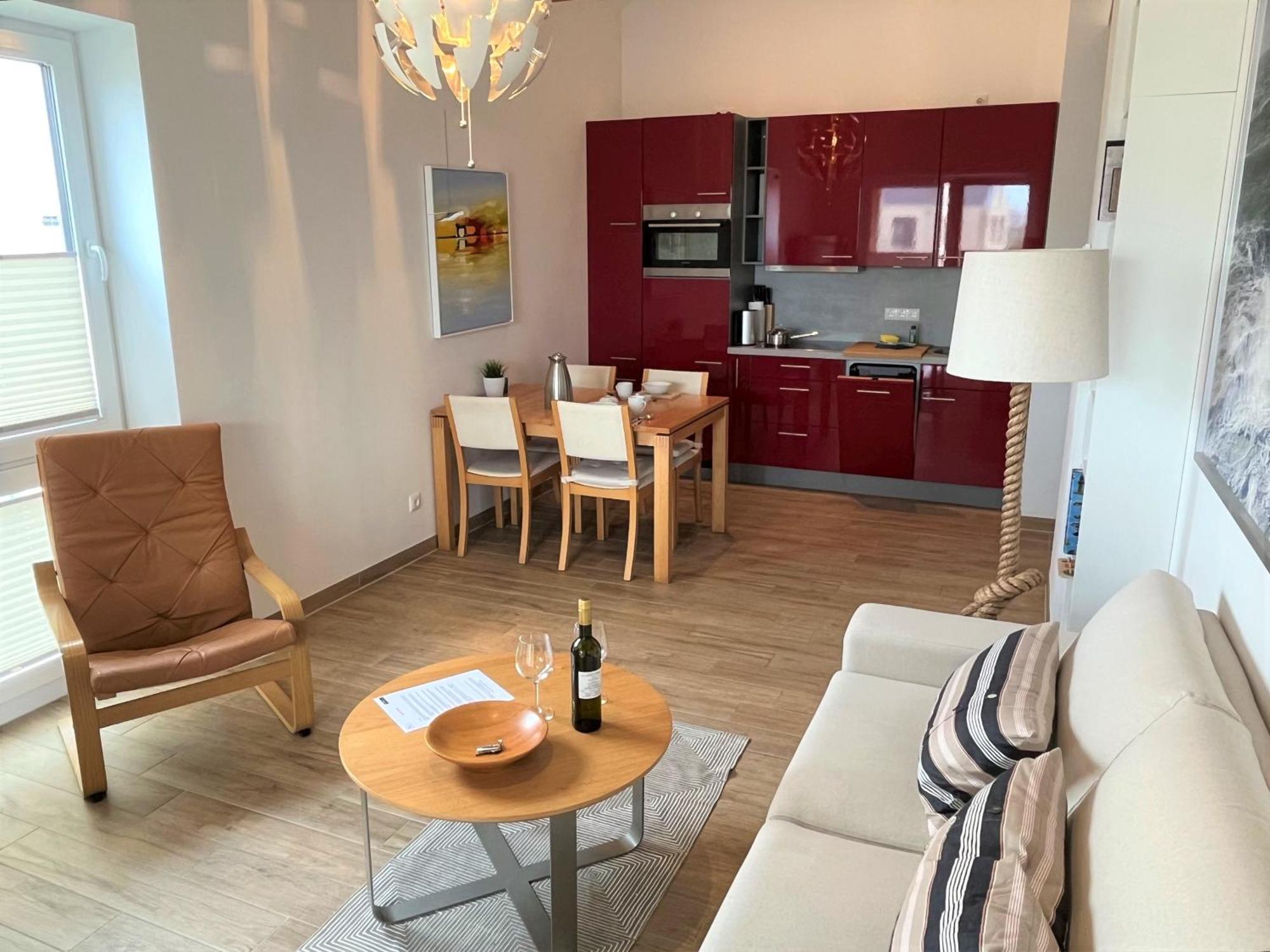 Apartment Sonnendeck, Am Alten Deich 22 Дангаст Экстерьер фото